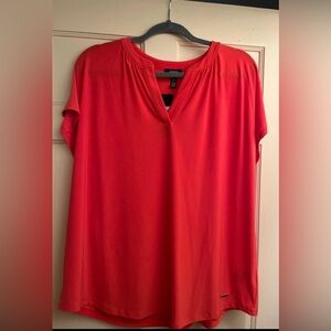 Jones New York Women's Vibrant Orange Blouse